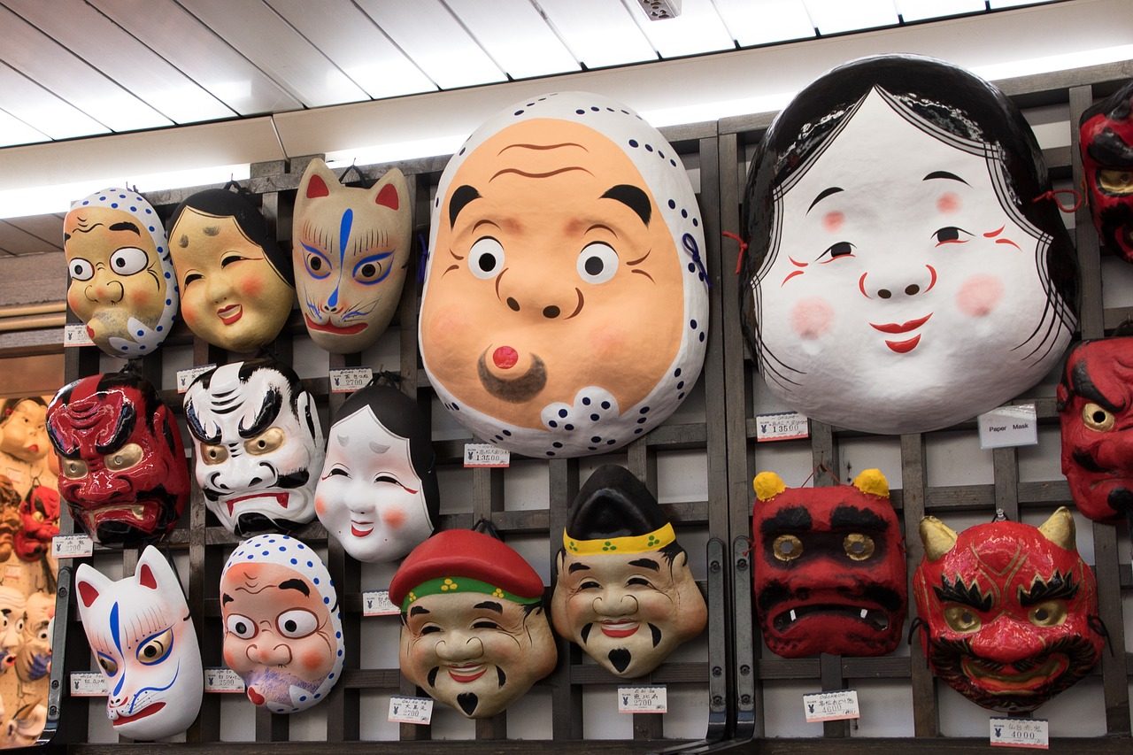 Quelle est la signification des masques japonais et quels secrets cachent-ils ?